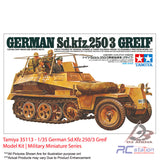 Tamiya #35113 - 1/35 German Sd.Kfz.250/3 Greif Model Kit | Military Miniature Series