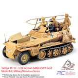 Tamiya #35113 - 1/35 German Sd.Kfz.250/3 Greif Model Kit | Military Miniature Series