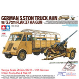 Tamiya Scale Models #32410 - 1/35 German 3.5ton Truck Ahn & Flak 37