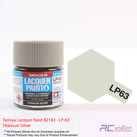 Tamiya Lacquer Paint LP-63 Titanium Silver [82163]