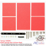 Tamiya #15492 - Brake Sponge Set (1/2/3mm Red/White)[15492]