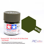 Tamiya Acrylic Mini XF-62 Olive Drab - 10ml Bottle #81762