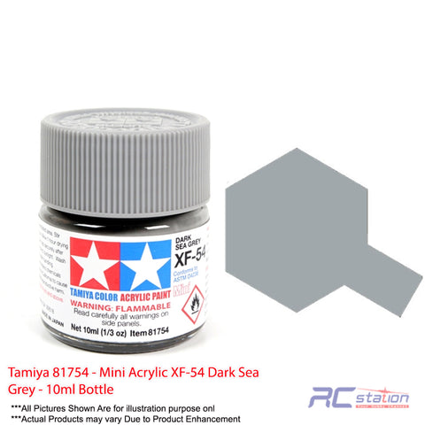 Tamiya Acrylic Mini XF-54 Dark sea grey - 10ml Bottle #81754