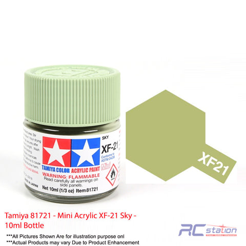 Tamiya Acrylic Mini XF-21 Sky - 10ml Bottle #81721