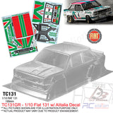 Team C Body Shell 1/10 Clear Body TC131 1/10 Flat 131 (Width 190mm, WheelBase 258mm)