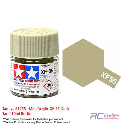 Tamiya Acrylic Mini XF-55 Deck Tan - 10ml Bottle #81755