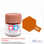 Tamiya Acrylic Mini XF-6 Copper - 10ml Bottle #81706