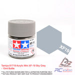 Tamiya Acrylic Mini XF-19 Sky grey - 10ml Bottle #81719