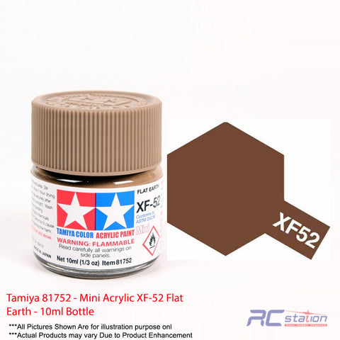 Tamiya Acrylic Mini XF-52 Flat Earth - 10ml Bottle #81752