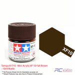 Tamiya Acrylic Mini XF-10 Flat brown - 10ml Bottle #81710