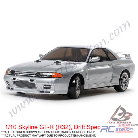 Tamiya TT02D #58651 - 1/10 R/C Nissan Skyline GT-R (R32) (TT-02D) Drift Spec  [58651]