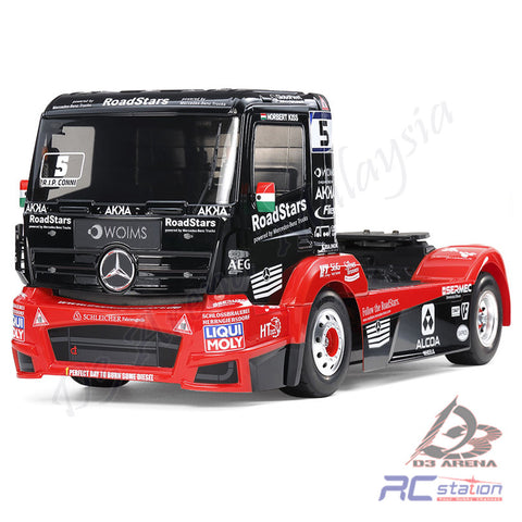Tamiya TT01E #58683 - 1/14 Tankpool24 Racing Mercedes-Benz Actros MP4 MB Motorsport Race Truck (TT-01E chassis)  [58683]