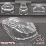 PVC 1/10 Body Shell - Ford GT W:185 WB260 - BD015