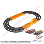 Tamiya Track #95638 - Mini 4WD Oval Home Circuit (Two-Level Lane Change) plus Trairong & Copperfang [95638]