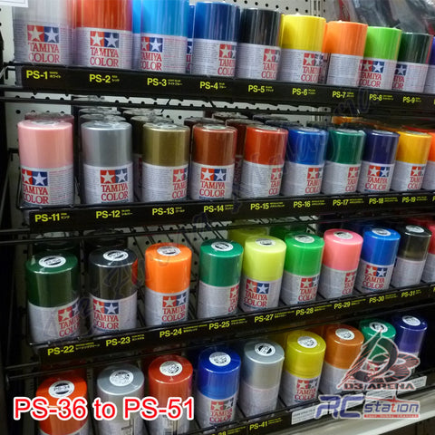 Tamiya Color - For Polycarbonate PS36 to PS51 > PS37 PS38 PS39 PS40 PS41 PS42 PS43 PS44 PS45 PS46 PS47 PS48 PS49 PS50