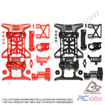 Tamiya #95242 - Super X Reinforced Chassis Red/Black [95242]
