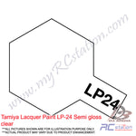 Tamiya Lacquer Paint LP-24 Semi gloss clear [82124]