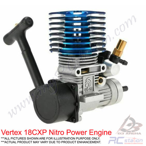 HSP VX 18CXP Engine Vertex 18 Nitro Prower engine 2.74CC RC Station D3 Arena Malaysia wholesale only