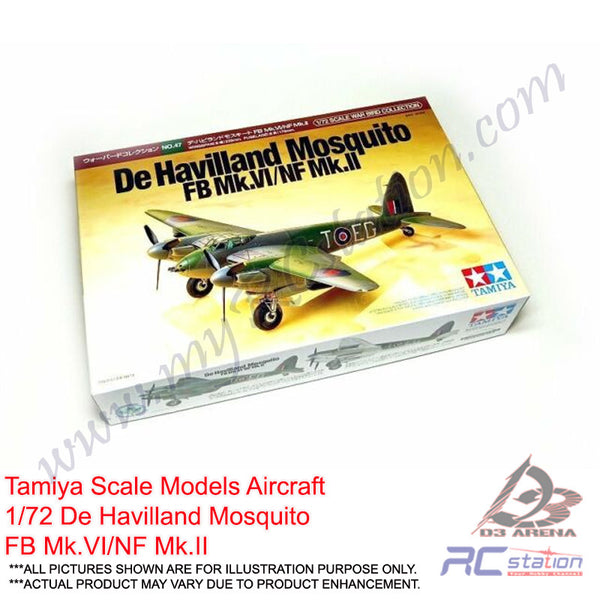 avion mosquitto de havilland Fb Mk.4/nf 2 maquette plastique 1/72° Tam60747