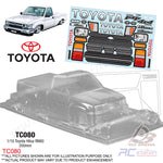 TeamC Racing Clear Body Shell TC080 1/10 Toyota Hilux RN80 (Width 200mm, WheelBase 258mm)