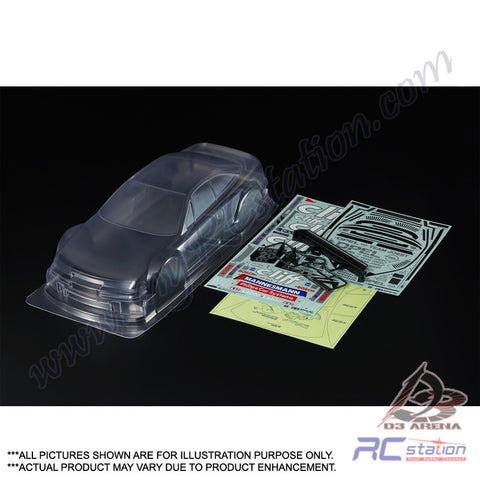 Tamiya Clear Body Shell #51689 - Tamiya 1/10 RC BODY SET OPEL CALIBRA V6Cliff [51689]