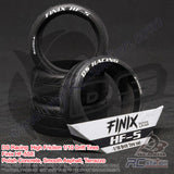 DS Racing Finix Series High Friction 1/10 Drift Tires w/ Tread Pattern (4pcs) HF-1SE, HF-2SE, HF-3SE, HF-4SE, HF-5SE