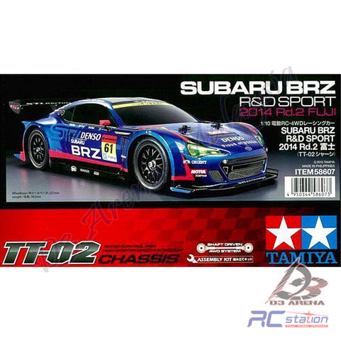 Tamiya TT02 #58607 - 1/10 Subaru BRZ R&D Sport 2014 Rd.2 Fuji (TT-02)  [58607]