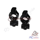 3RACING SAK-D4818/BK Aluminum Rear Hub Carrier For SAKURA D4 & D5.