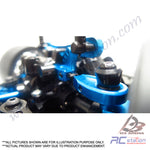 Yeah Racing Aluminum Adjustable Front Upper Arm Set For Tamiya TT02 [TT02-003BU]