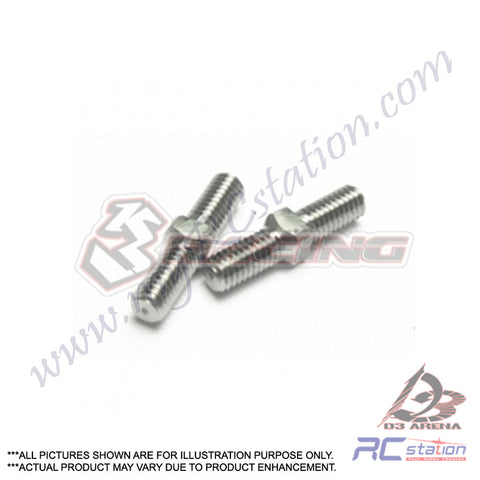 3Racing #3RAC-TR420 - 64 Titanium 4mm Turnbuckle - 20mm(2 Pcs)