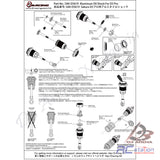 3RACING SAK-D5619 ALUMINUM OIL SHOCK FOR D5 PRO