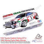 Tamiya Model #24125 - 1/24 Toyota Castrol Celica GT-4 1993 Monte-Carlo Rally Winner  [24125]