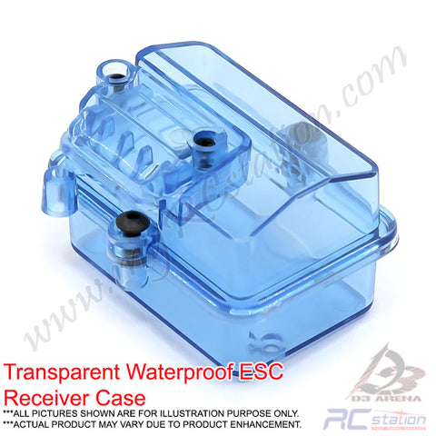 RC Transparent Waterproof ESC & Receiver Case for Crawler