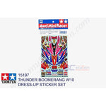 Tamiya #15197 - Thunder Boomerang W10 Dress-Up Sticker Set [15197]