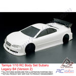 Tamiya Body Shell #53824 - 1/10 RC Body Set Subaru Legacy B4 (Version 2) (Clear) [53824]