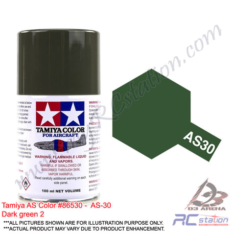 Tamiya AS Color #86530 -  AS-30 Dark green 2 [86530]