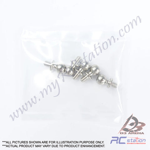 3Racing #SAK-D422 - King Pin 5.8mm Ball Stud For D4#SAK-D422