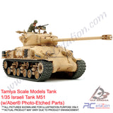 Tamiya Scale Models Tank #25180 - 1/35 Israeli Tank M51 (w/Aber® Photo-Etched Parts) [25180]