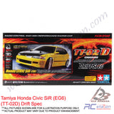 Tamiya TT02D #58637 - 1/10 R/C Honda Civic SiR (EG6) (TT-02D) Drift Spec [58637]