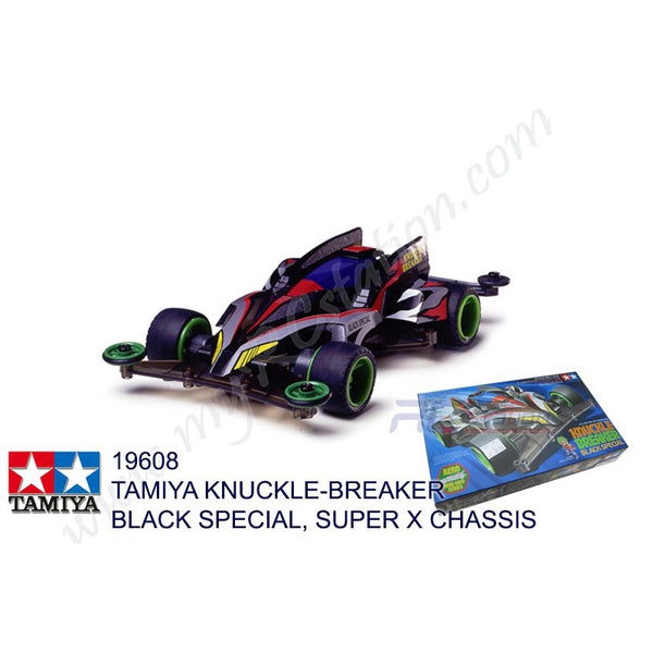 Tamiya #19608 - KNUCKLE-BREAKER BLACK SPECIAL, SUPER X CHASSIS