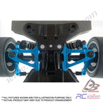 Yeah Racing Aluminum Front Lower Arm Set For Tamiya TT02 [TT02-001BU]
