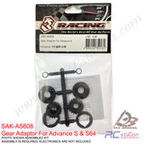 3RACING SAK-AS608 GEAR ADAPTOR FOR ADVANCE S & S64