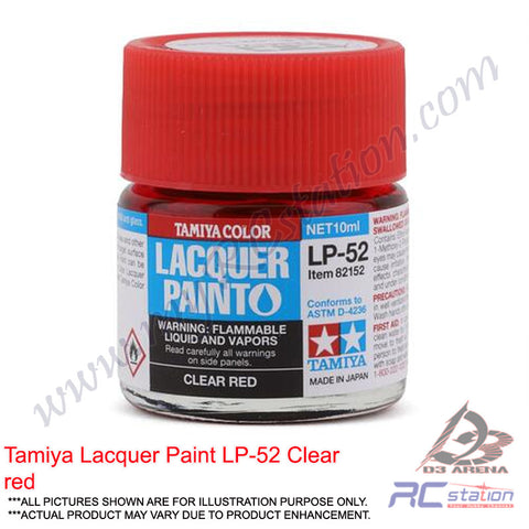 Tamiya Lacquer Paint LP-52 Clear red [82152]