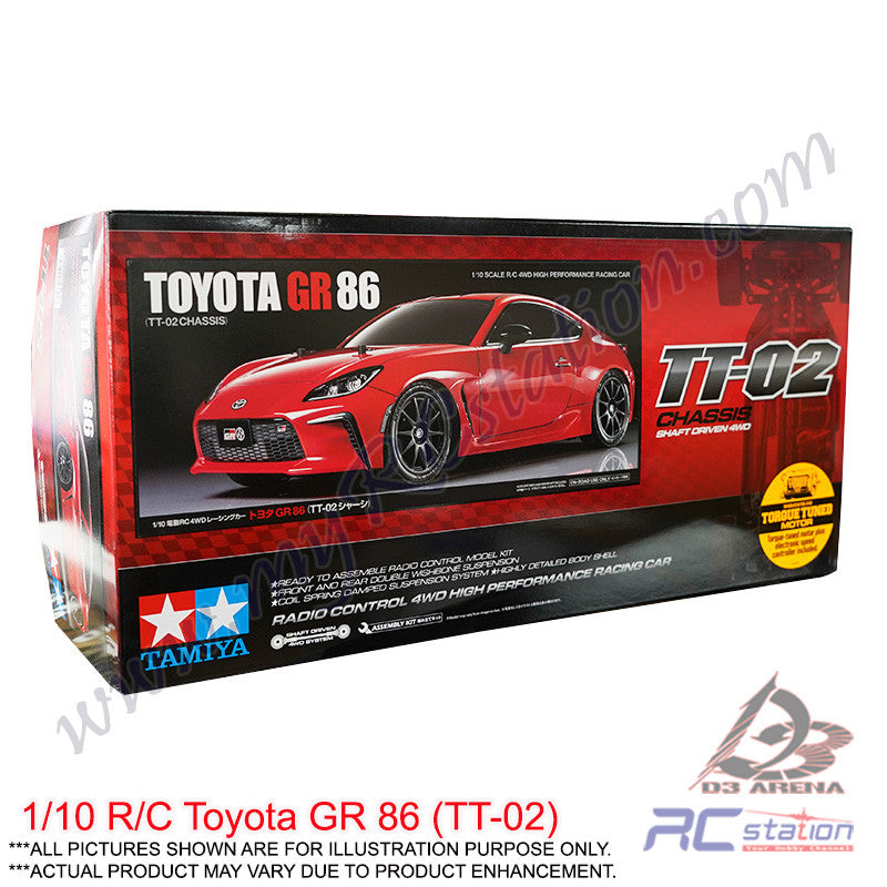 タミヤ ＴＴ-02 TOYOTAGR86 タミヤ 電動RCカーシリーズ 1/10RC GAZOO Racing TRD 86 （TT-02