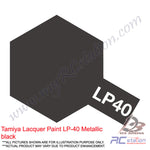 Tamiya Lacquer Paint LP-40 Metallic black [82140]