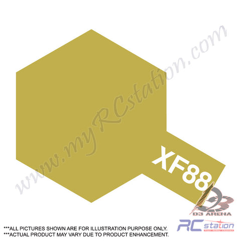 Tamiya Acrylic Mini XF-88 Dark yellow 2 - 10ml Bottle #81788
