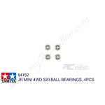 Tamiya #94752 - JR Mini 4WD 520 Ball Bearings - 4pcs [94752]