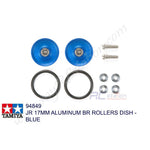 Tamiya #94849 - 17mm Aluminum BR Rollers Dish - Blue [94849]