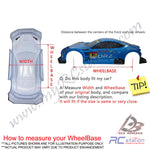 Team C Racing Clear Body Shell TC011 1/10 Nissan Primera BTCC (Width 190mm, WheelBase 258mm)