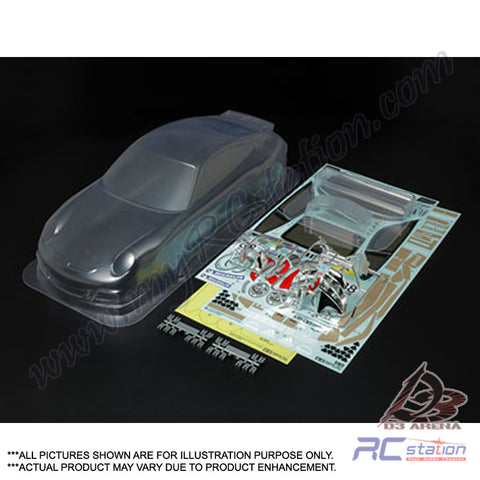 Tamiya Body Shell #51336 - 1/10 Porsche 911 GT3 CUP VIP 07 Body Set [51336]